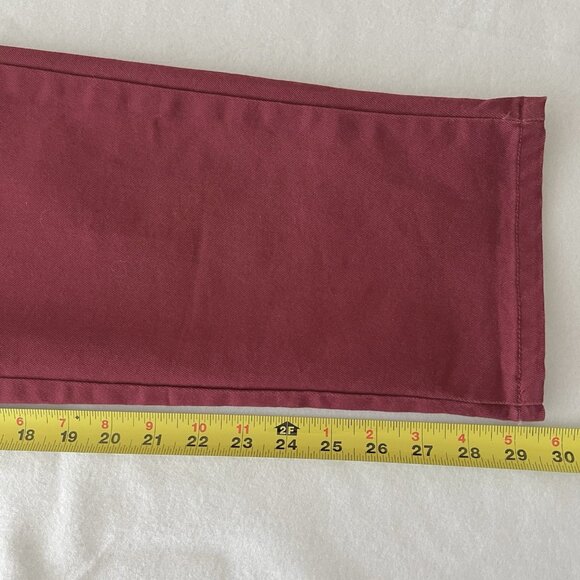 Jessica London Women's Stretch, Burgundy Denim Jeans Size 16W Mid Rise Regular - Picture 12 of 12